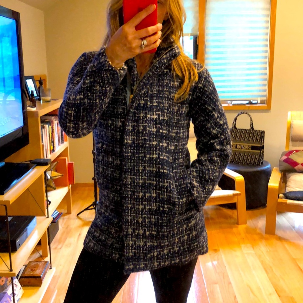 J. Crew Tweed size 2 car coat time